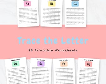 Handwriting Practice Sheets for First Grade | Printable Writing Paper |  Handwriting Worksheets | Writing Practice Paper for Kids