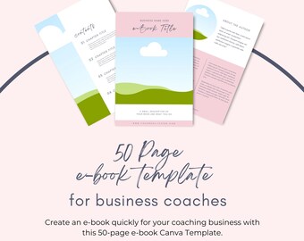 Plantillas de Life Coach / Plantilla de libro de trabajo de Canva / Lead Magnet / Plantilla de libro electrónico de fitness / Plantillas de coach de negocios / Plantilla de libro electrónico Canva