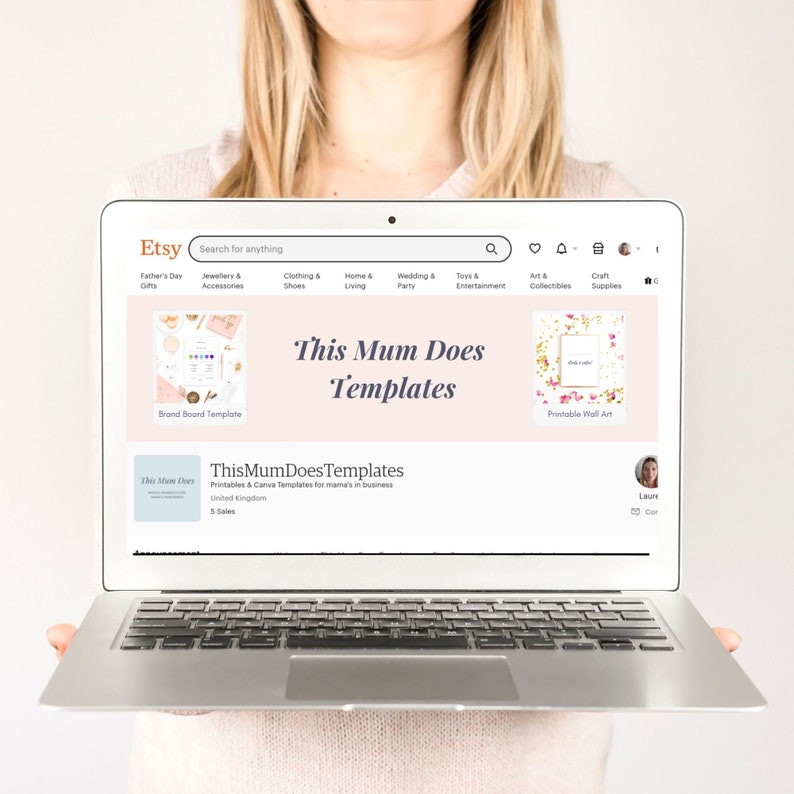 6 Etsy Store Banner Canva Templates | Fully Customizable Etsy Shop ...
