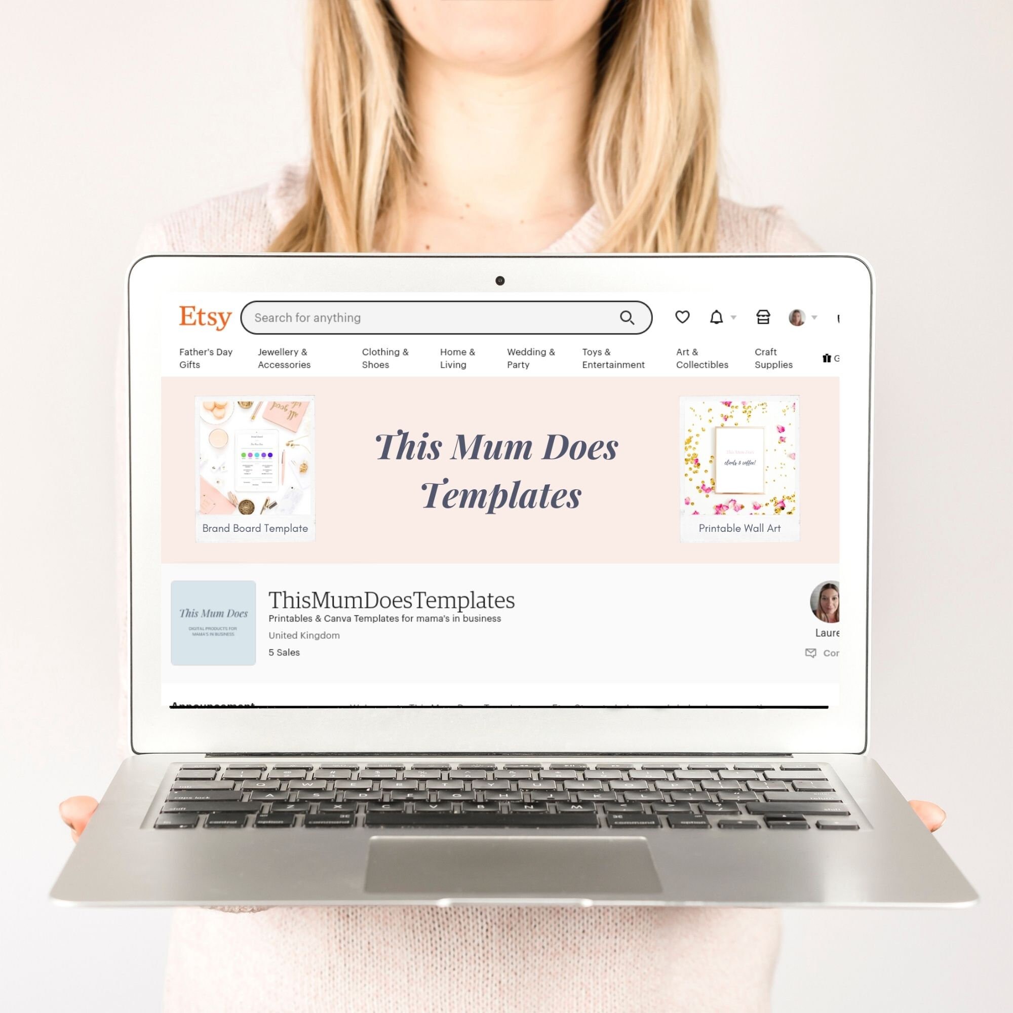 6 Etsy Store Banner Canva Templates | Fully Customizable Etsy Shop ...
