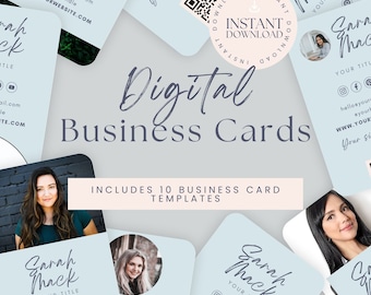 Business Cards Designs Canva | Diy Canva Business Card Template Design | Instagram Business Cards | Qr Code Business Card