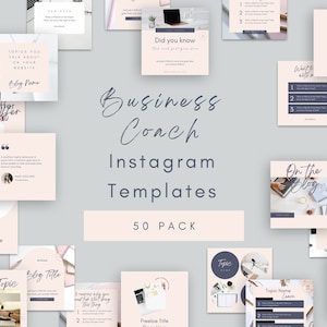 Neutral Instagram Post Templates Business Coach | Neutral Minimalistic Ig Templates | Instagram Post Business | Coach Instagram Content