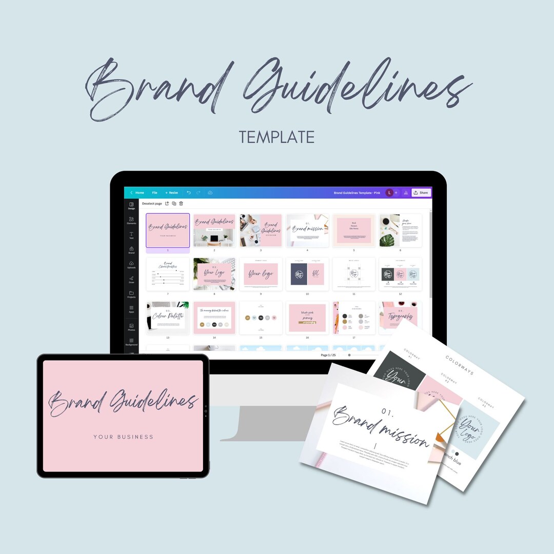 Branding Guidelines Canva | Brand Strategy | Brand Style Guidelines ...