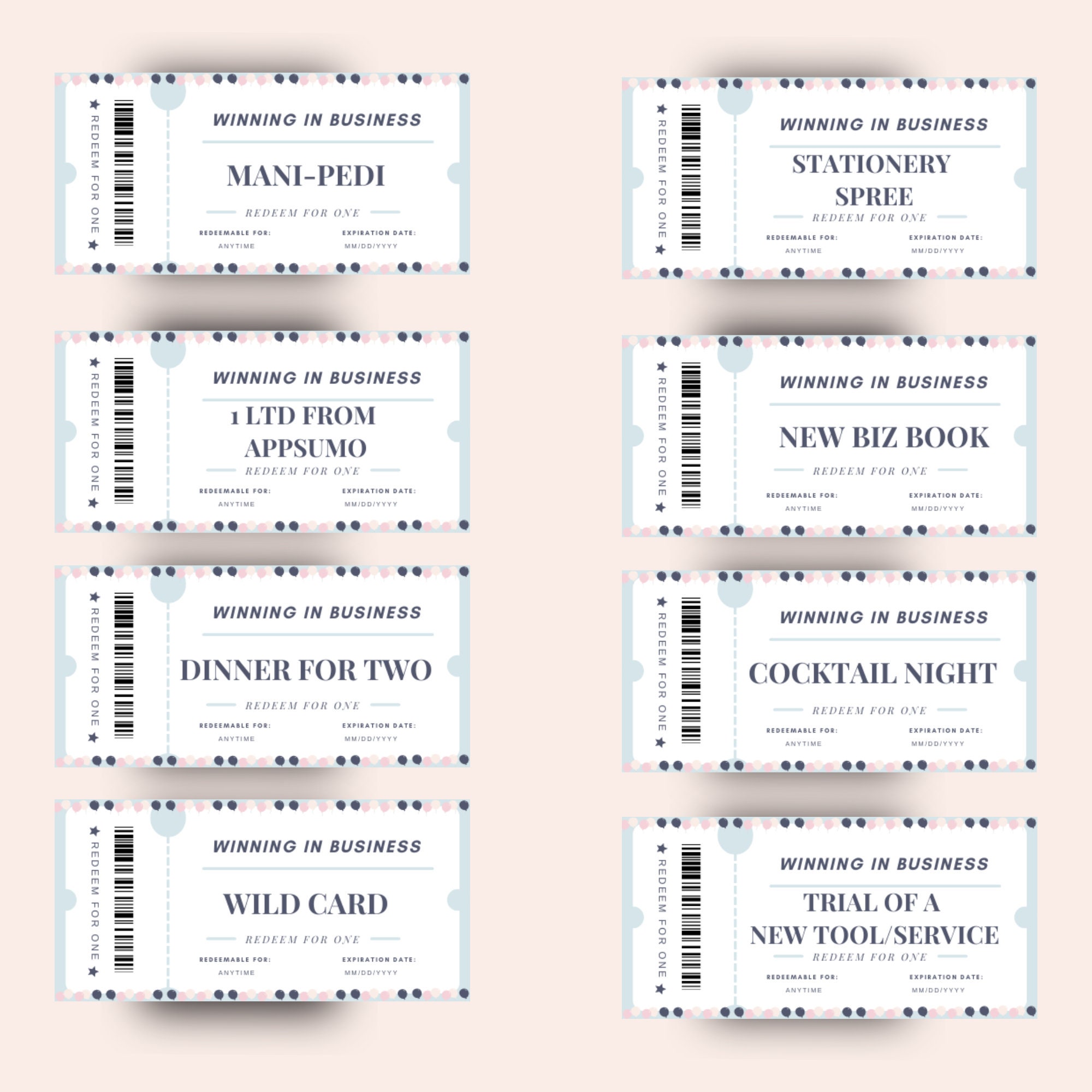 Printable Coupon Template for Business Owners | Business Gifts, Last ...