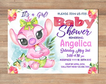 lilo and stitch baby shower decorations