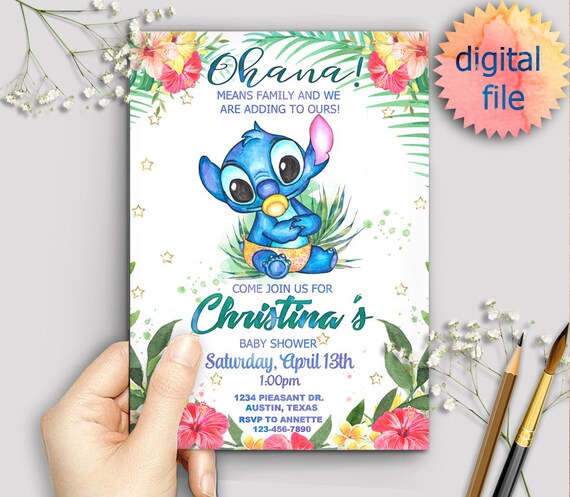 lilo & stitch baby shower
