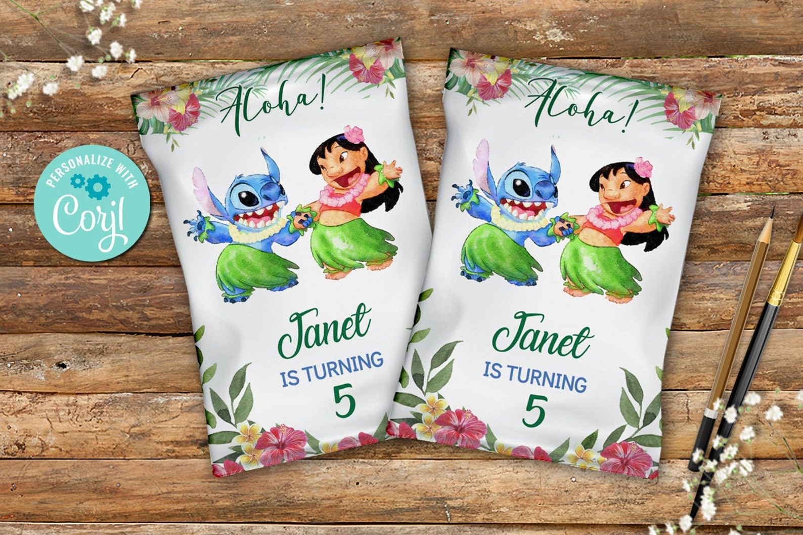 stitch birthday bag