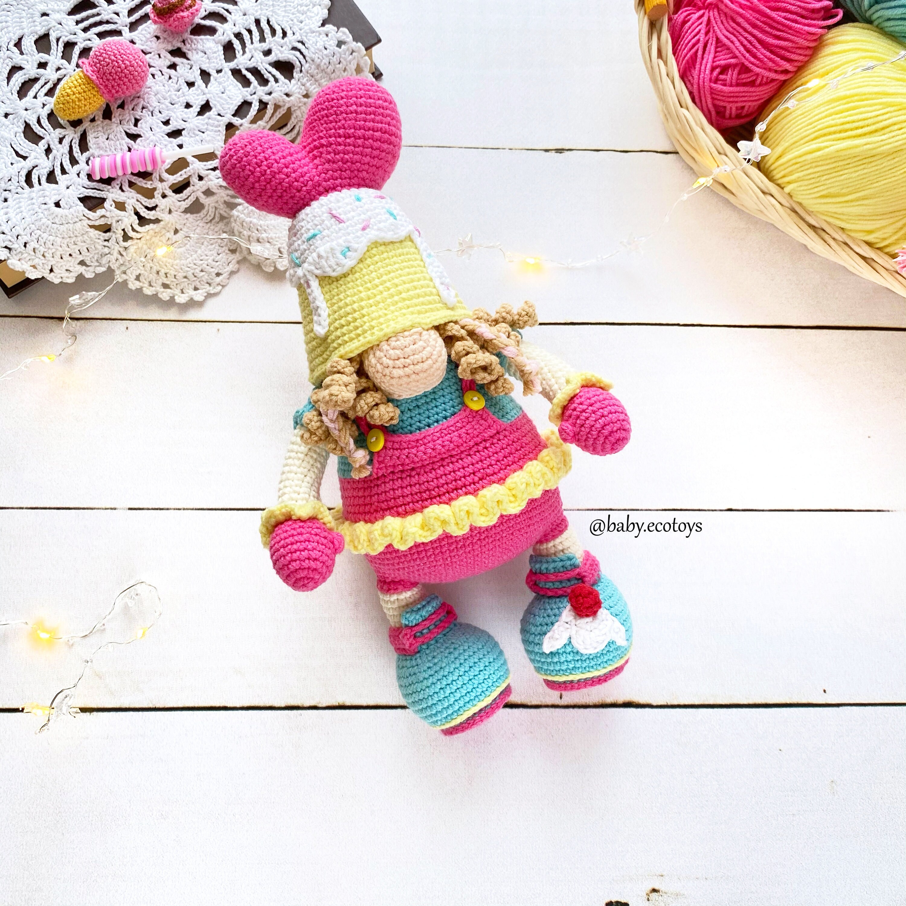 Easter gnome crochet kit beginner . Crochet kit Valentine Etsy