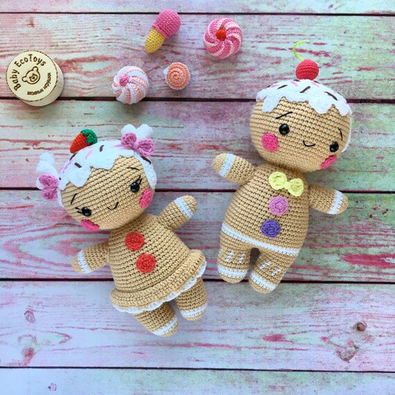 stuffed gingerbread doll