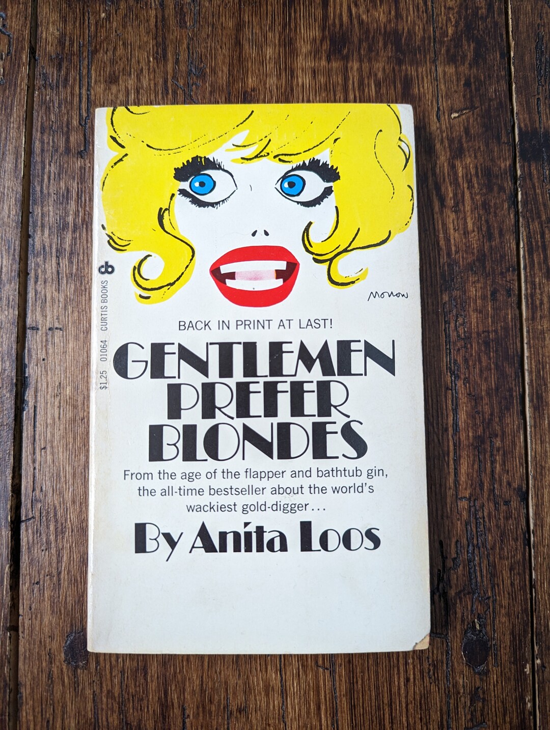 Gentlemen Prefer Blondes by Anita Loos curtis Books, 1963 - Etsy
