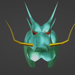 Dragon Shiryu Saint Seiya Helmet - STL 3D print file