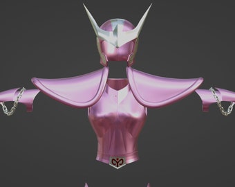 Andromeda Shun Saint Seiya Full Armor + Helmet - STL 3D print file