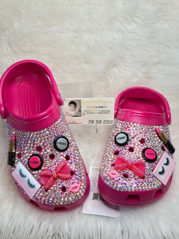blinged out crocs