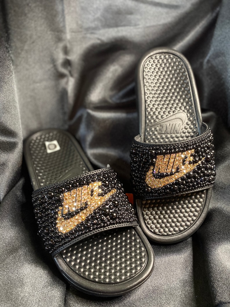 bling nike sandals