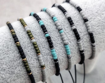Unisex Personalized Morse Code Bracelet, Friendship bracelet, Matching bracelets, Handmade Personalized gift for Boyfriend, Partner, friend