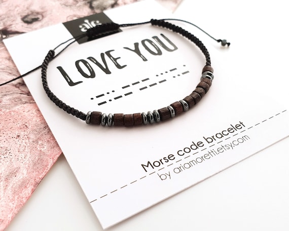 morse code bracelets etsy