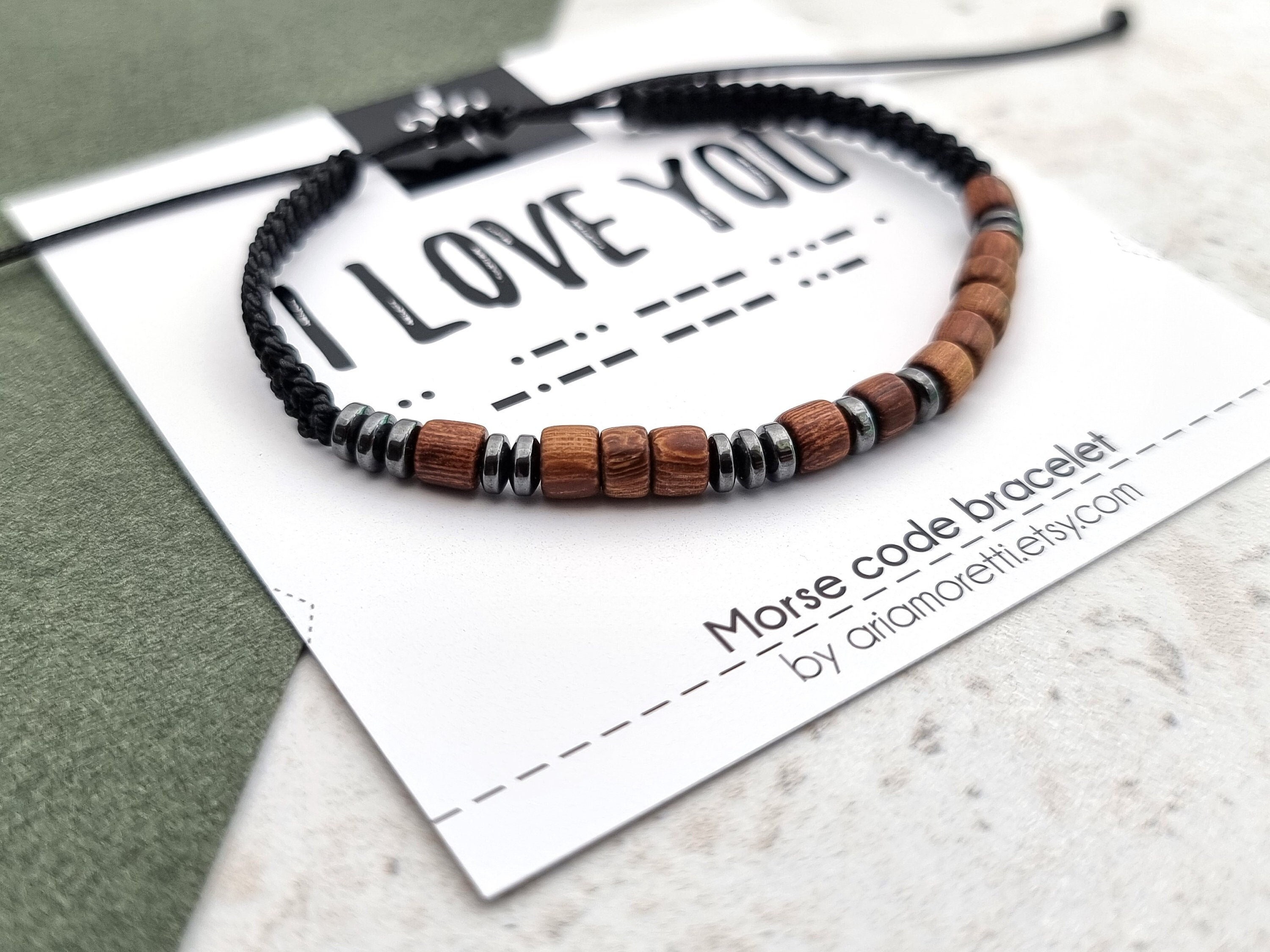 Couples Bracelet Morse Code Bracelets For Men UNGENT THEM Morse