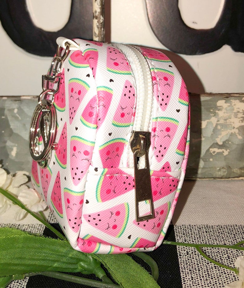 Watermelon Party Bag Watermelon Coin Purse /& Zip Watermelon Coin Purse Mini Watermelon Key Chain