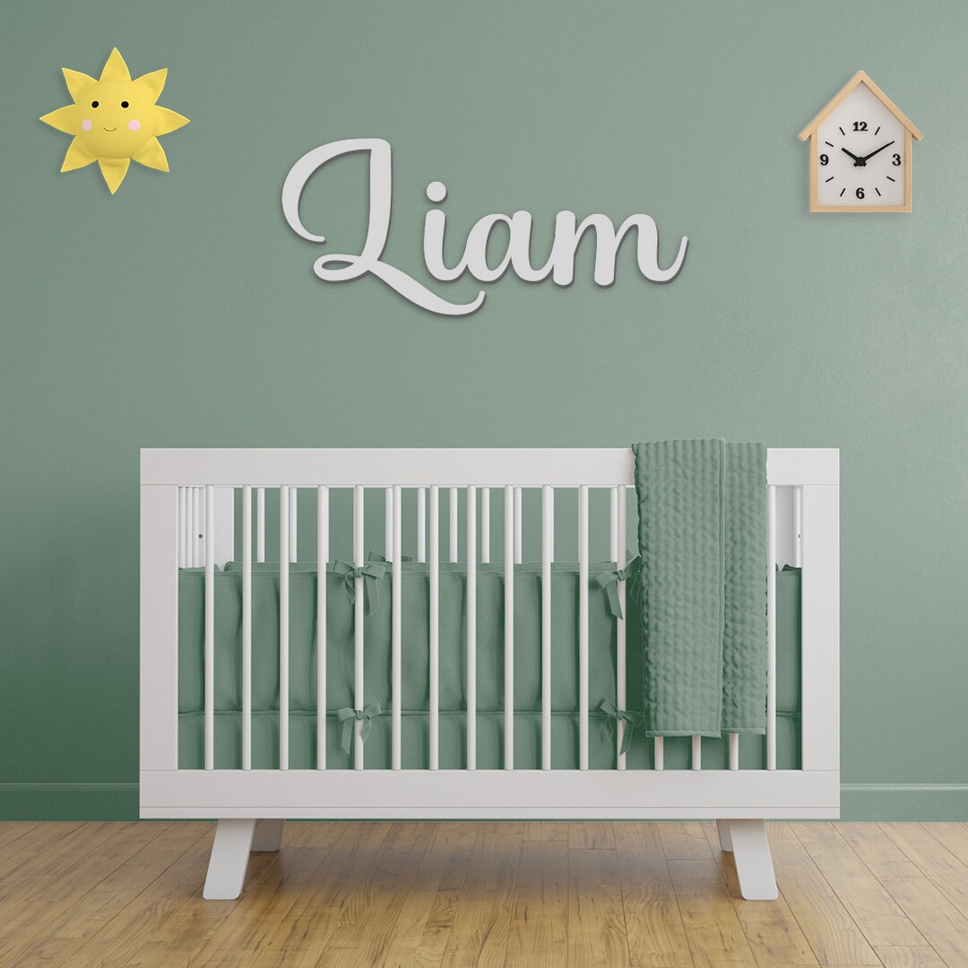 Nursery Name Signs for Boys Nursery Wall Décor Baby Boy Etsy