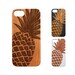 iPhone 14 /13 / 12/ 11 (Mini ,Pro, Pro Max,Plus)Xs,Xr,X,SE,8+,7+ Samsung S20/S21/22 UL +,FE Note 8 9 10+ 20 S9+ S8+ Wood Case, Pineapple (L) 