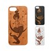 iPhone 14 /13 / 12/ 11 (Mini ,Pro, Pro Max,Plus)Xs,Xr,X,SE, Samsung S20/S21/S22 Ul Fe Note 9 10+ 20 S9+ S8+ Wood Case, Mermaid In The Moon L 