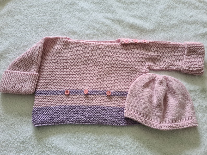 hand knitted baby jumpers