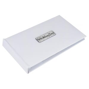 キラキラ輝くディテールのウェディング リネン フォト アルバム