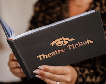 Álbum de entradas de teatro: Libro de recuerdos de 40 entradas, impresión holográfica