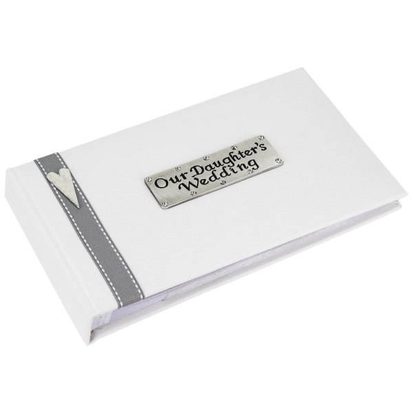 Our Daughter's Wedding - A pocket sized photo album - Holds forty 6x4 inch photos in clear sleeves
