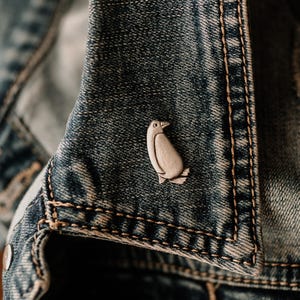 Pin de solapa de chaqueta de pingüino