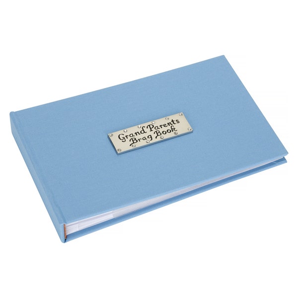 Grandparents Brag Book - Photo album White/Pink/Blue