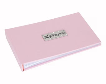 Baby's Scan Photo album  - (Pink) Holds forty 6x4 inch photos