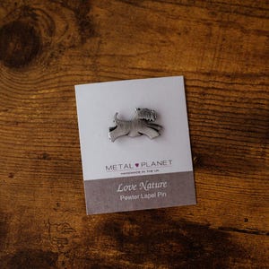 Scottie dog jacket lapel pin image 2
