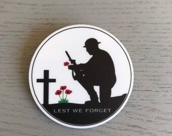 Anzac Day acrylic brooch/pin