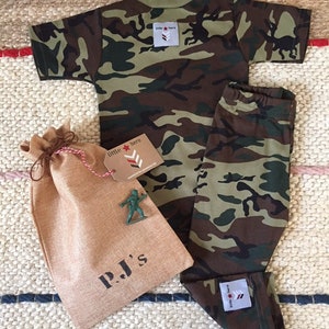 Kids army pyjamas sale