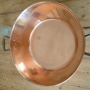 Vintage French Copper Confiture Pan