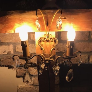 Very lovely Pair Rococo Style Vintage Wall Lights