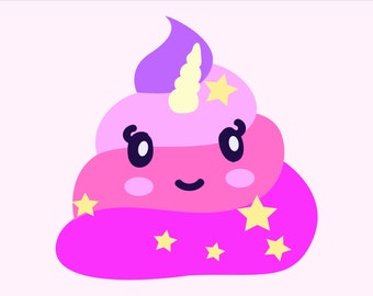 Download Unicorn emoji svg | Etsy