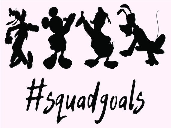 Download Squad Goals SVG-Mickey mouse and friends Squadgoals SVG ...