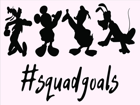 Download Squad Goals SVG-Mickey mouse and friends Squadgoals SVG ...