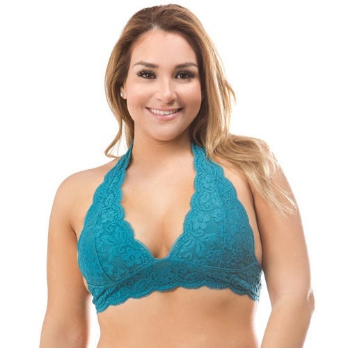 Plus Size Lace Halter Bralette XL/XXL 