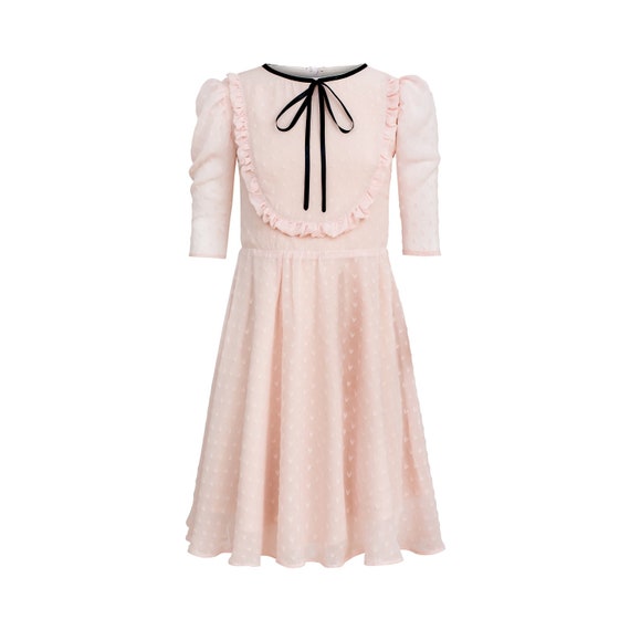 powder blue girls dress