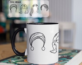 Taza de café de The Squad, El futuro es femenino, AOC, Taza feminista, Rashida Tlaib, Ilhan Omar, Girl Power, Merchandising de DSA, Regalo de izquierdas