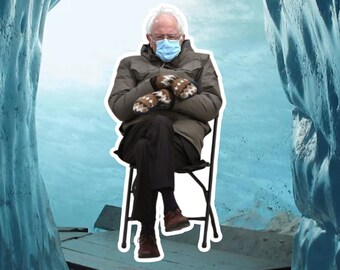 Bernie Sanders Mittens / Bernie Chair Meme / Feel the Bern / No yo nosotros / Birdie Sanders / DSA / Medicare para todos / Presidente de presupuesto