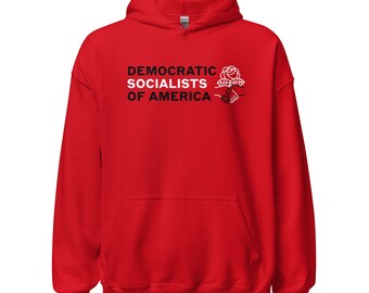 Sudadera con capucha DSA, Socialismo Democrático, Mercancía Política, Camisa Socialista, Bernie Sanders, Regalo Izquierdista, Sudadera Activista, Justicia Social