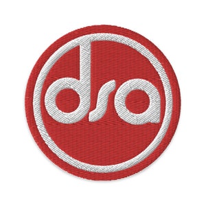 DSA Embroidered Patch, Retro DSA Patch, Activist Patch, Democratic Socialist Patch, Socialism Iron-On Patch, Socialist Sew-On Patch