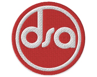 Parche bordado DSA, parche retro DSA, parche activista, parche socialista demócrata, parche socialismo iron-on, parche socialista cosido