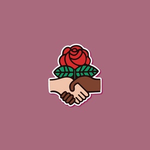 2 DSA Magnets / Democratic Socialists of America // Small Progressive Refrigerator Magnet // Green New Deal // Medicare for All