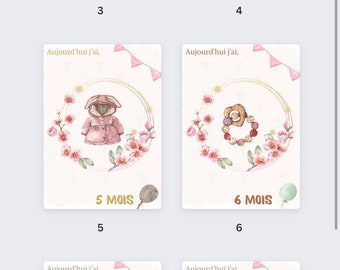 Cartões de passo menina boêmia TERRACOTA PINK modelo CHLOÉ