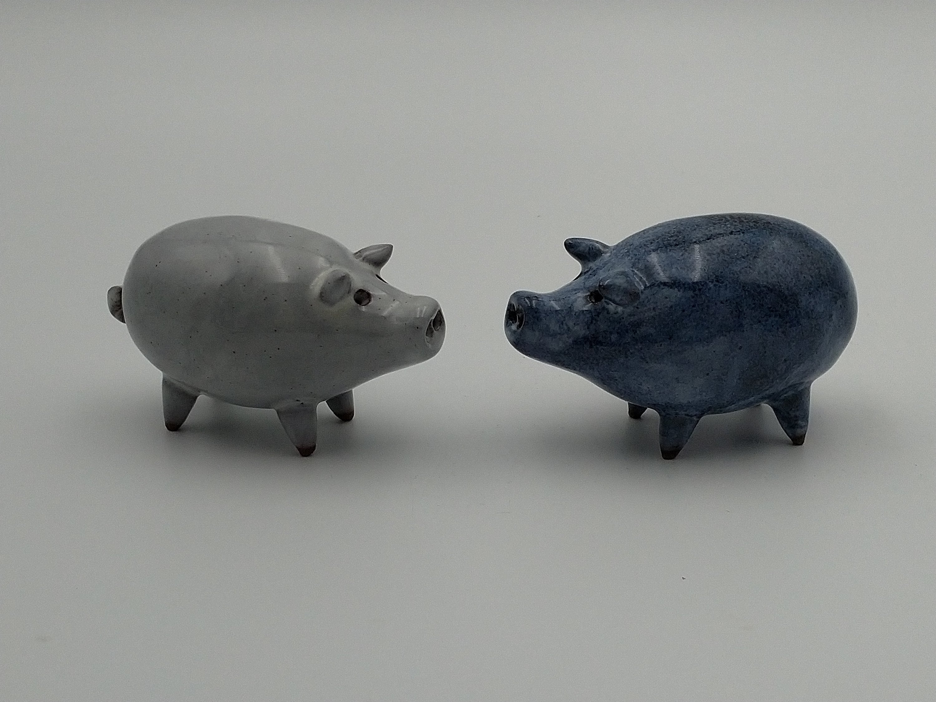 Ceramic Pigs by Jake Irving Ceramics. Choose From Two Colours. Etsy UK